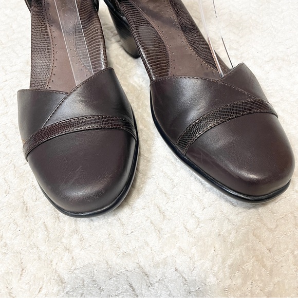 Dansko Women's Roxy Brown Leather Mary Jane‎ Ankle Strap Size 38 - Picture 7 of 10